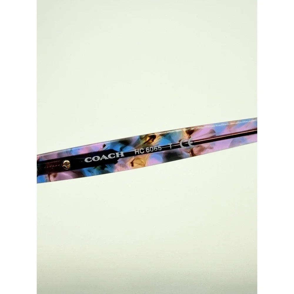 COACH HC 6065 5288 (CONFETTI PURPLE) 51-17-135 Full Rim Eyeglasses Frames Only